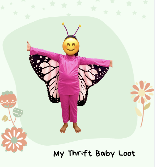 Preloved butterfly costume (3-5 years)